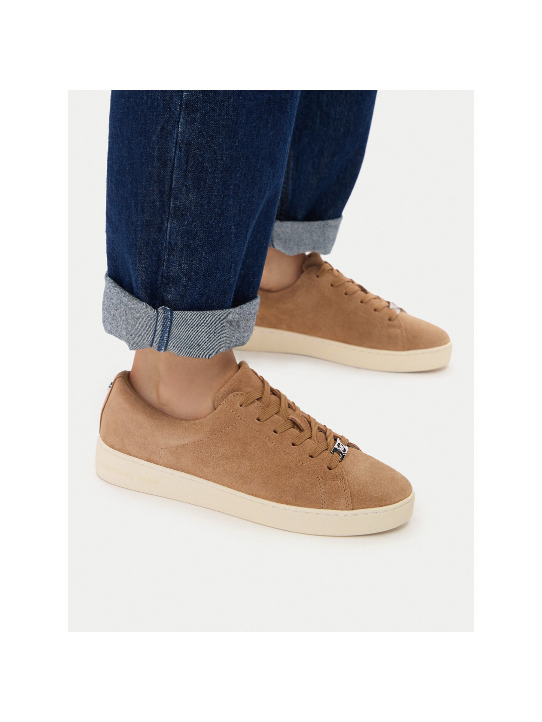 Sneakersy MICHAEL Michael Kors Keaton 43R6KTFS1S Béžová